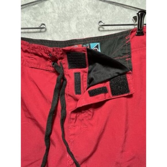 Men’s Red Original Watermen Life Guard Swim Trunks Size 34 - Picture 4 of 11